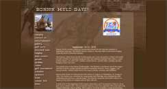 Desktop Screenshot of bensonmuledays.com